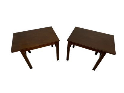 Edward Wormley for Dunbar End Tables Pair, Mahogany, c. 1960s
