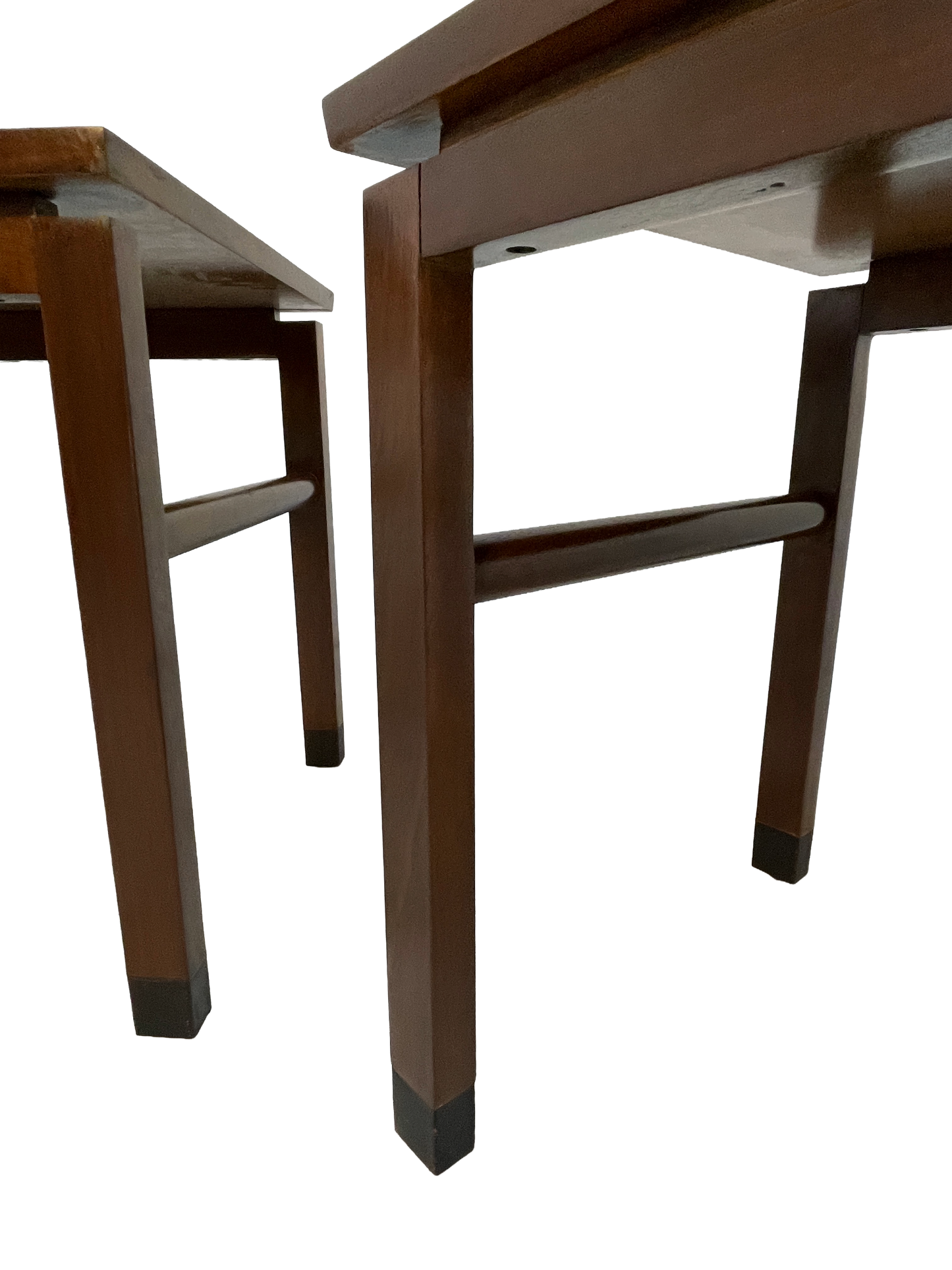 Edward Wormley for Dunbar End Tables Pair, Mahogany, c. 1960s
