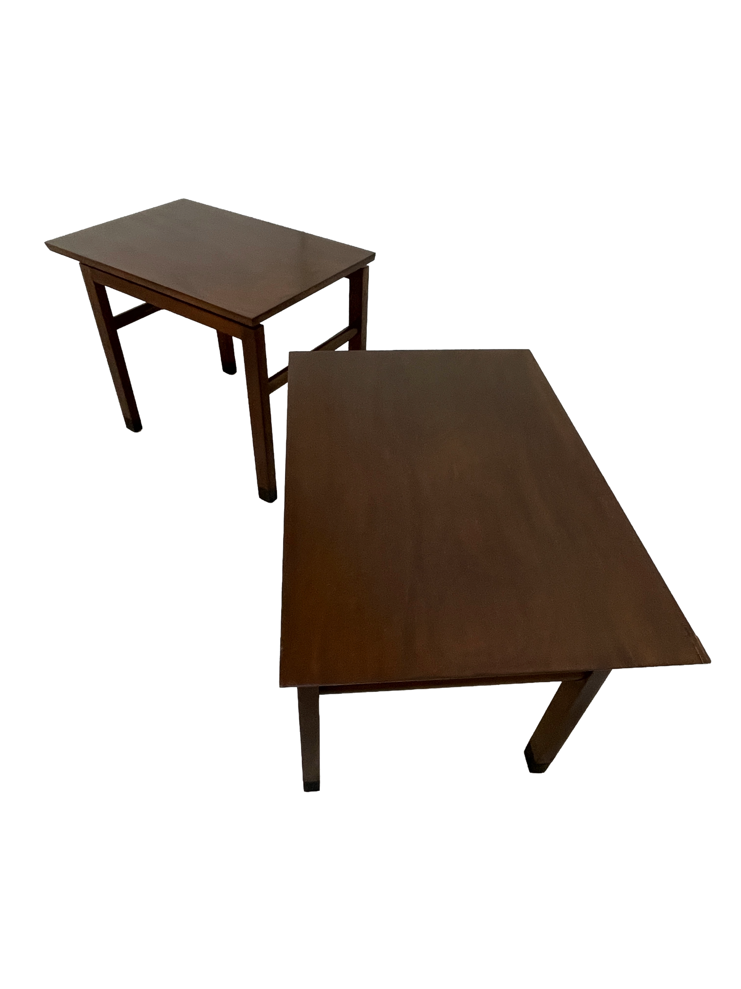 Edward Wormley for Dunbar End Tables Pair, Mahogany, c. 1960s