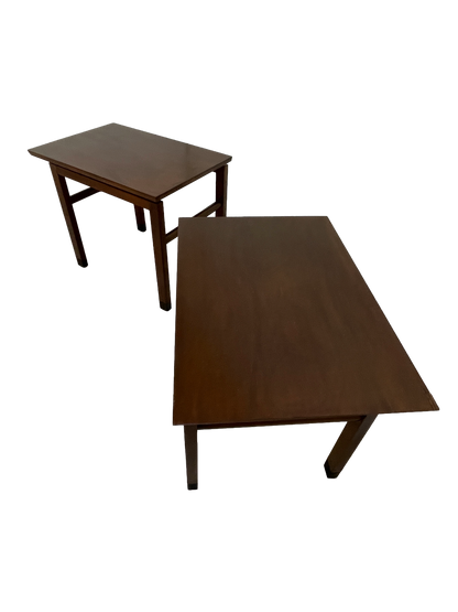 Edward Wormley for Dunbar End Tables Pair, Mahogany, c. 1960s