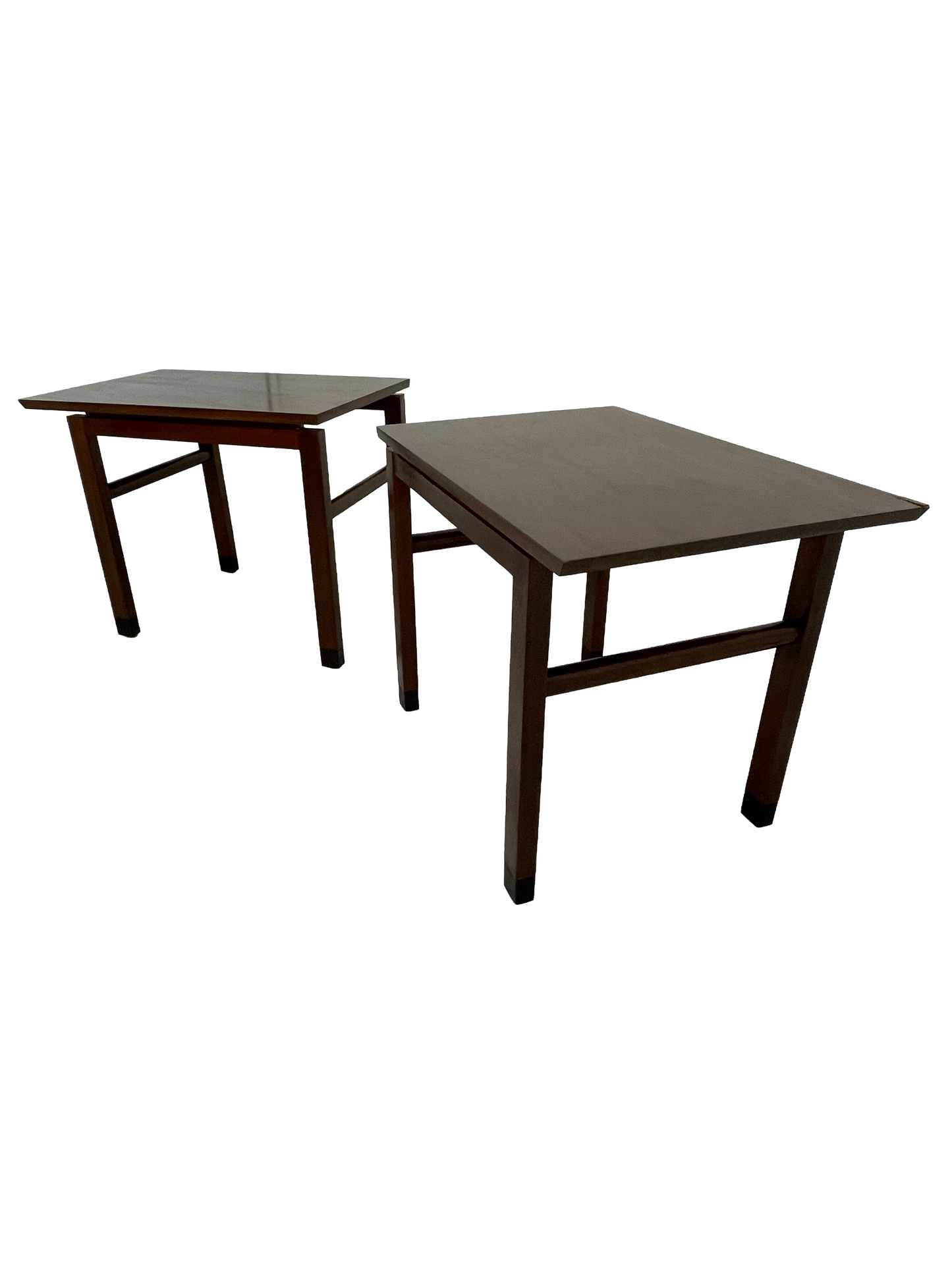Edward Wormley for Dunbar End Tables Pair, Mahogany, c. 1960s