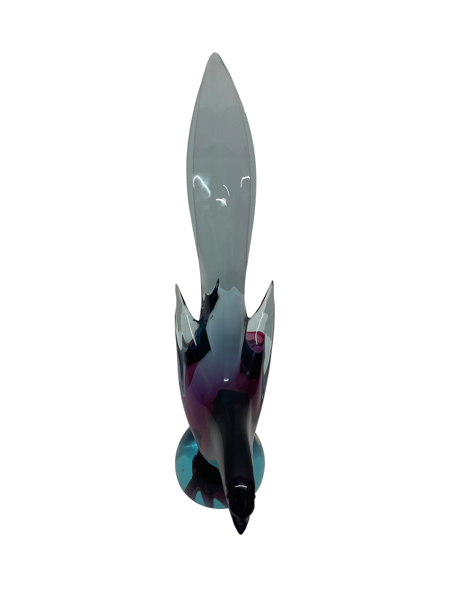 Murano Glass Bird Sculpture – Vintage Art Glass, Circa 1960