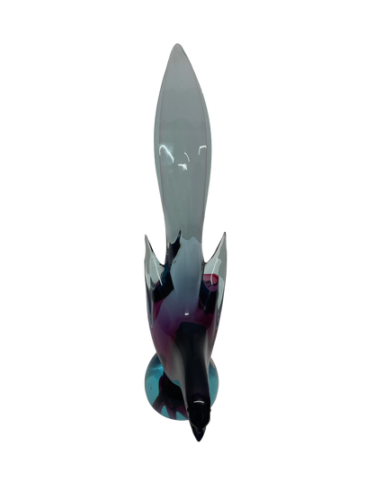 Murano Glass Bird Sculpture – Vintage Art Glass, Circa 1960