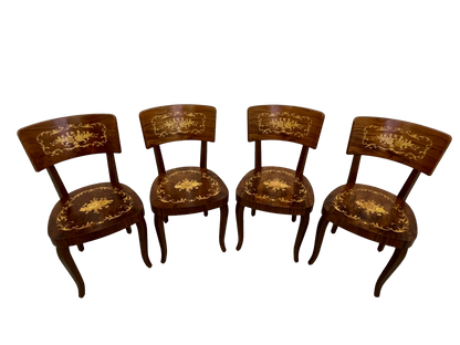 Italian 1980s multi game table with chairs four chairs

