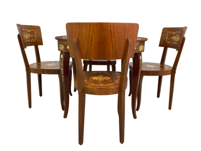 Italian 1980s multi game table with back of chair