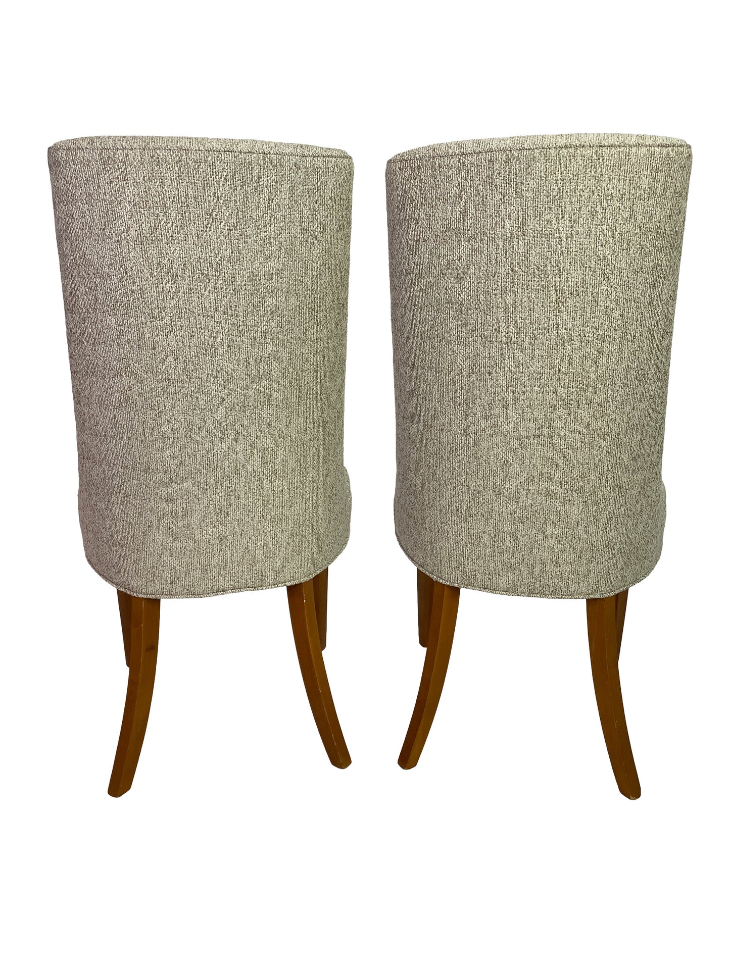 Large Circa 1950s Mid-Century Modern Dining Chair Set | 12 Restored Dining Chairs Including 2 Captain’s Chairs