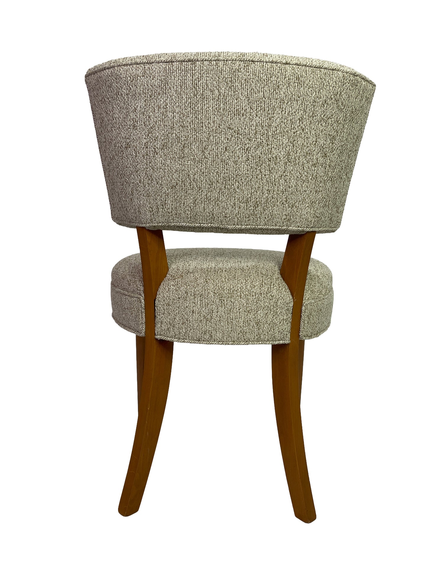 Large Circa 1950s Mid-Century Modern Dining Chair Set | 12 Restored Dining Chairs Including 2 Captain’s Chairs