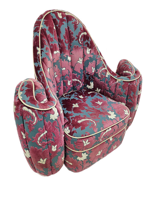 Queens Chair Attributed to the Pace Collection | Sculptural Seating, Circa 2000s