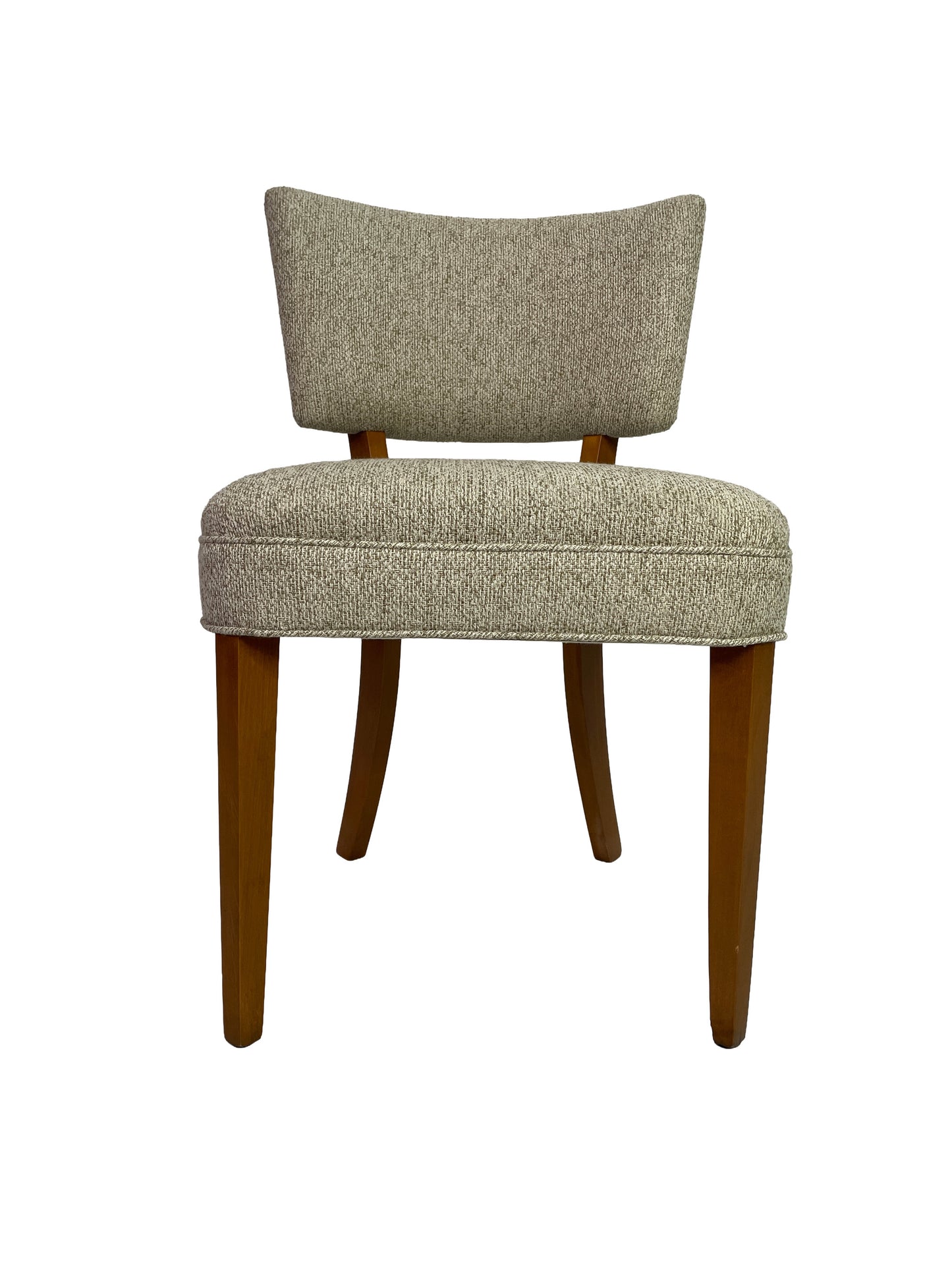 Large Circa 1950s Mid-Century Modern Dining Chair Set | 12 Restored Dining Chairs Including 2 Captain’s Chairs